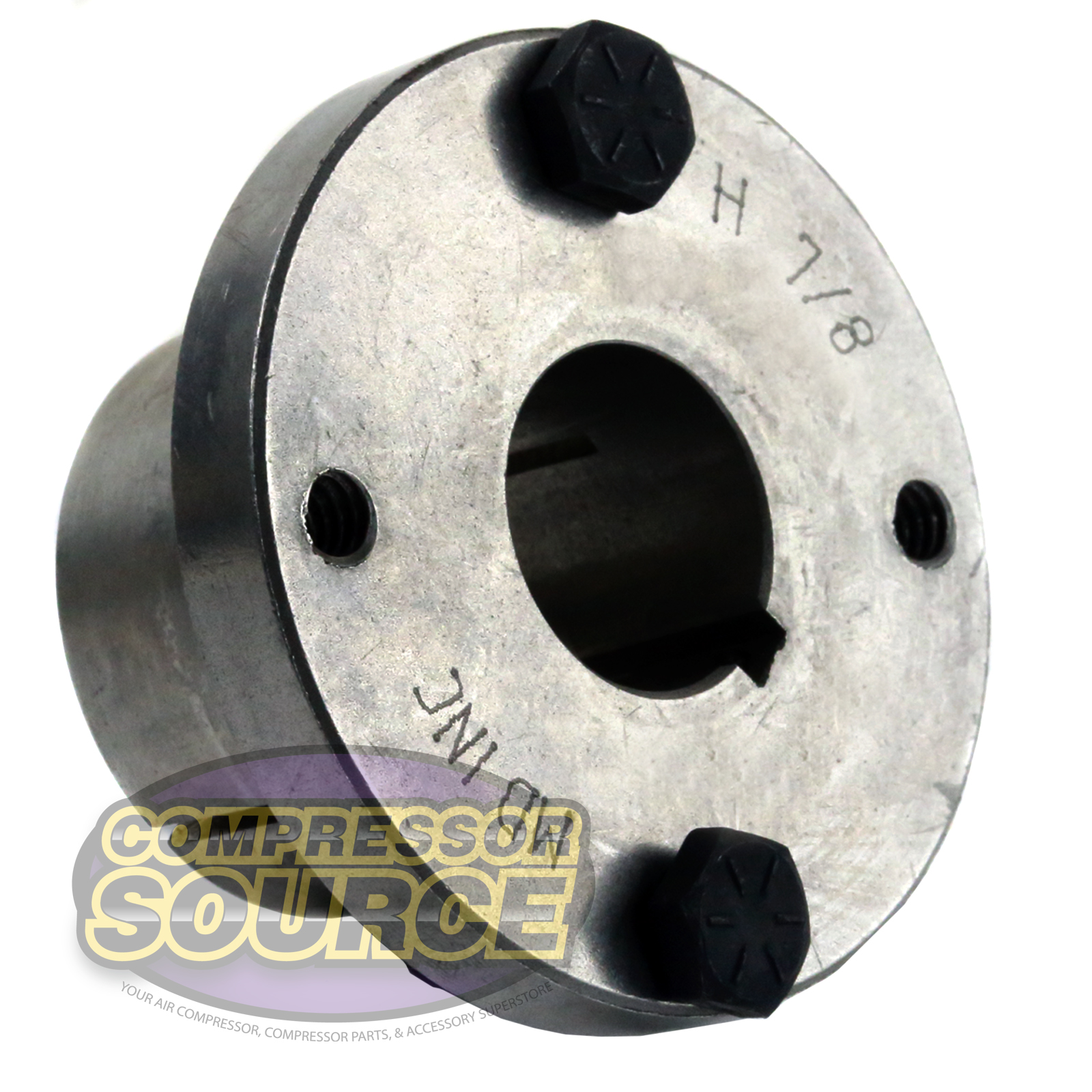 7/8" Bore H style Steel Sheave / Pulley Bushing Split Taper For Keyed